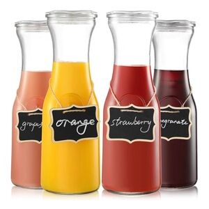 New with tags! set of 4 beverage tags with white marker